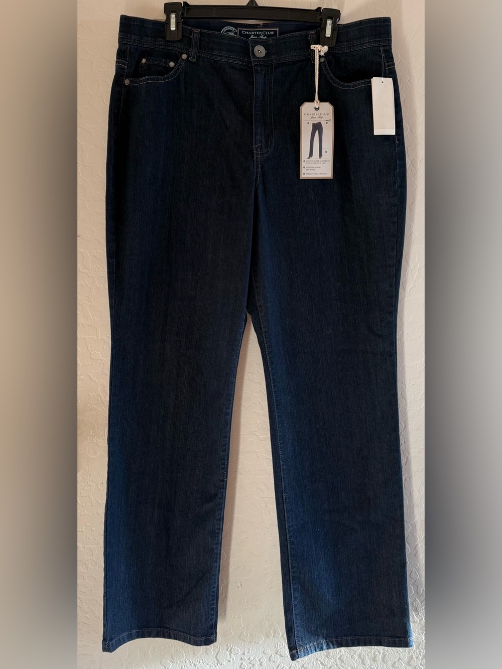 Charter Club, size 14, classic straight leg jeans